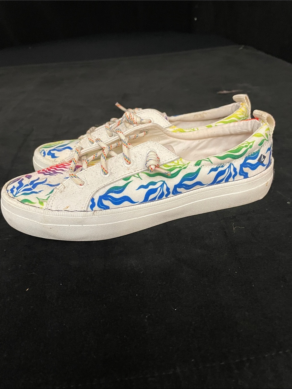 Women’s SPERRY Crest Vibe Pride Sneakers Sz 7M - Picture 2 of 8
